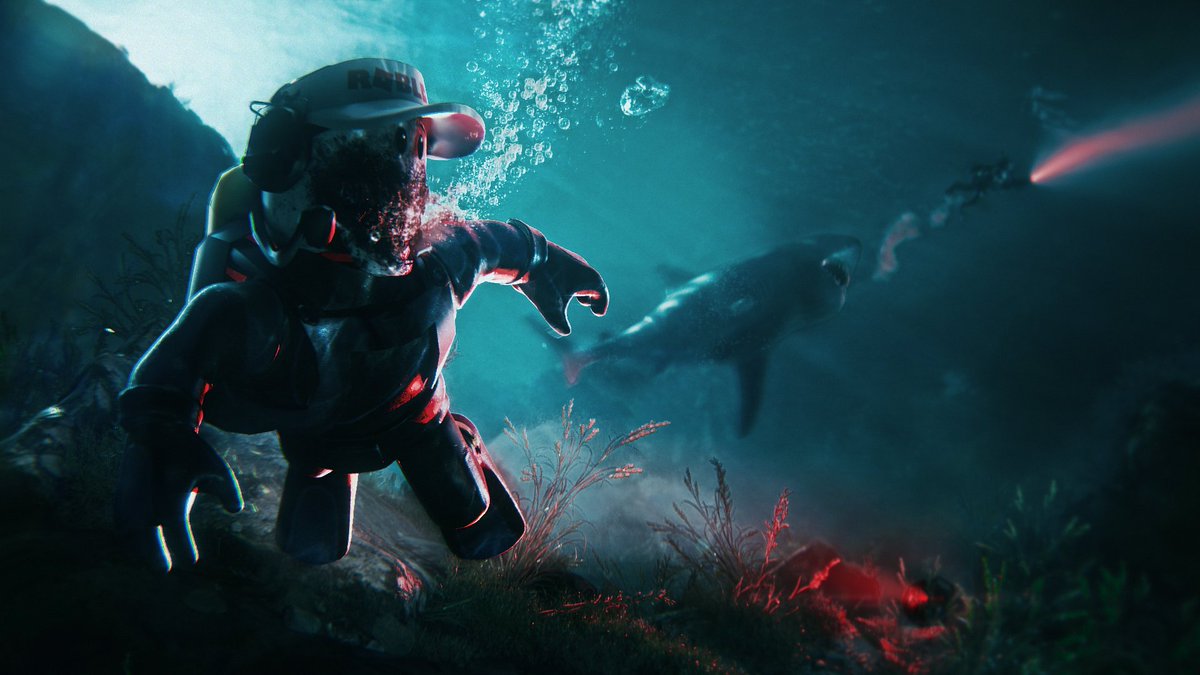 AntzRBLX's tweet image. Jaws 🦈First Roblox GFX in a while, I'm rusty as hell
Likes & Retweets are appreciated 🙏
#Roblox #RobloxDev #RobloxGFX #robloxart