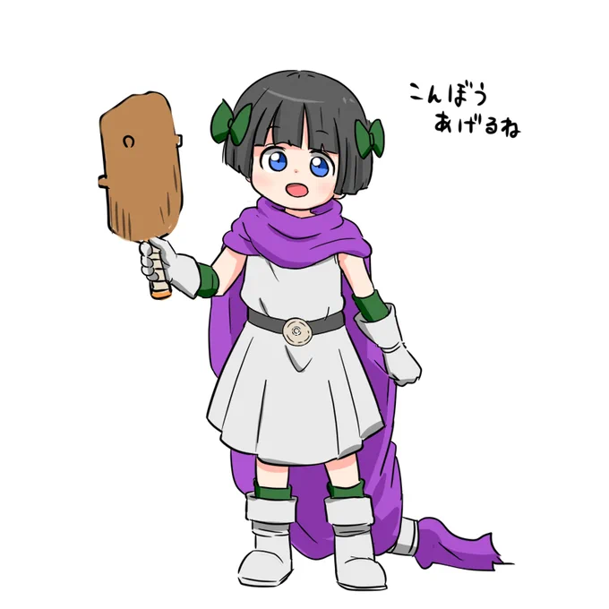 ドラクエのキャラを3種類描きました 