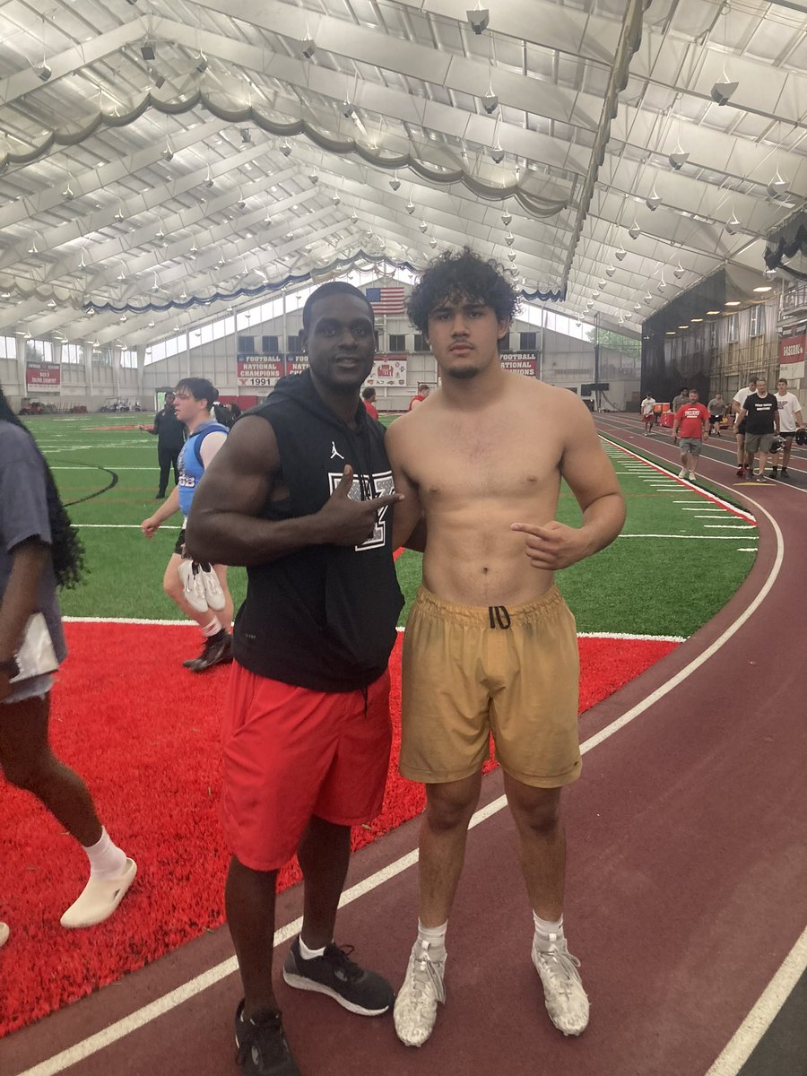 After a great Big Man camp and conversation with <a href="/Rays_World9/">Uncle Ray</a> &amp; <a href="/Coach_Haneline/">John Haneline</a> , I am grateful to announce that I have received my first D1 Offer from Youngstown State University! Thank you for an awesome camp! #GoGuins <a href="/coach_elderm/">Coach Elder</a> <a href="/EaglesLifting/">Avon Eagles Lifting</a>