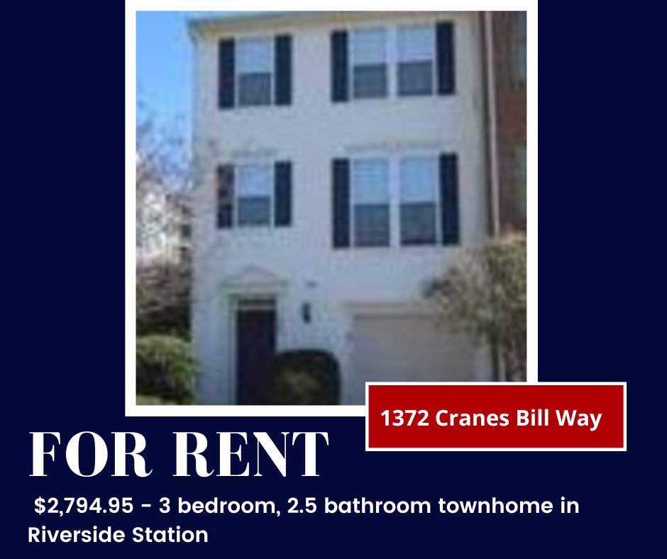 LuckenbaughGrp's tweet photo. COMING SOON!  Cute rental townhome in Riverside Station. Learn more on our website, and reach out to our team if you are interested in a sneak peek! 
https://t.co/QIMuT6Lg85 https://t.co/rt1dQeeBIn
