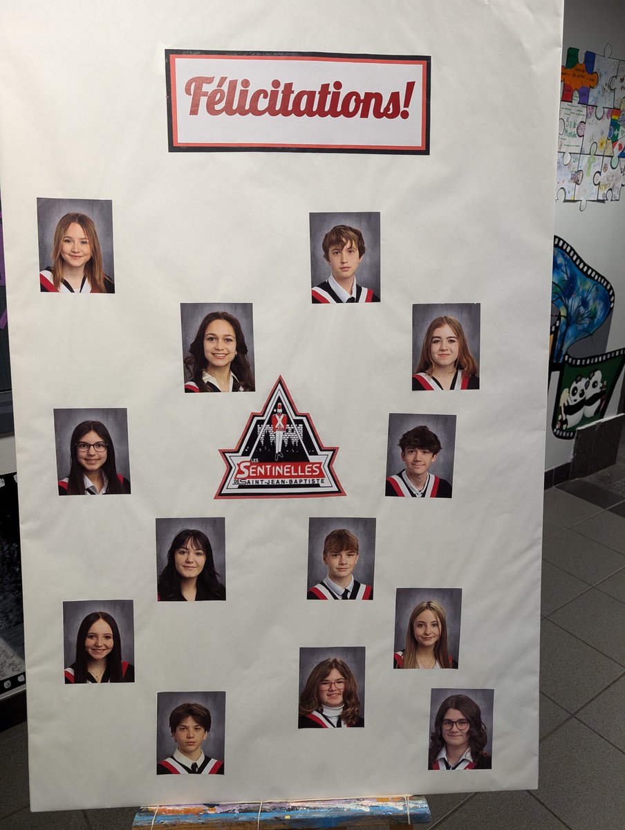 Les Sentinelles <a href="/EECStJBaptiste/">École catholique Saint-Jean-Baptiste</a> quittent leur fort pour de nouvelles aventures au secondaire <a href="/ESCEJL/">École secondaire catholique E.J. Lajeunesse</a> <a href="/CscProvidence/">Csc Providence</a> Félicitations et bon succès