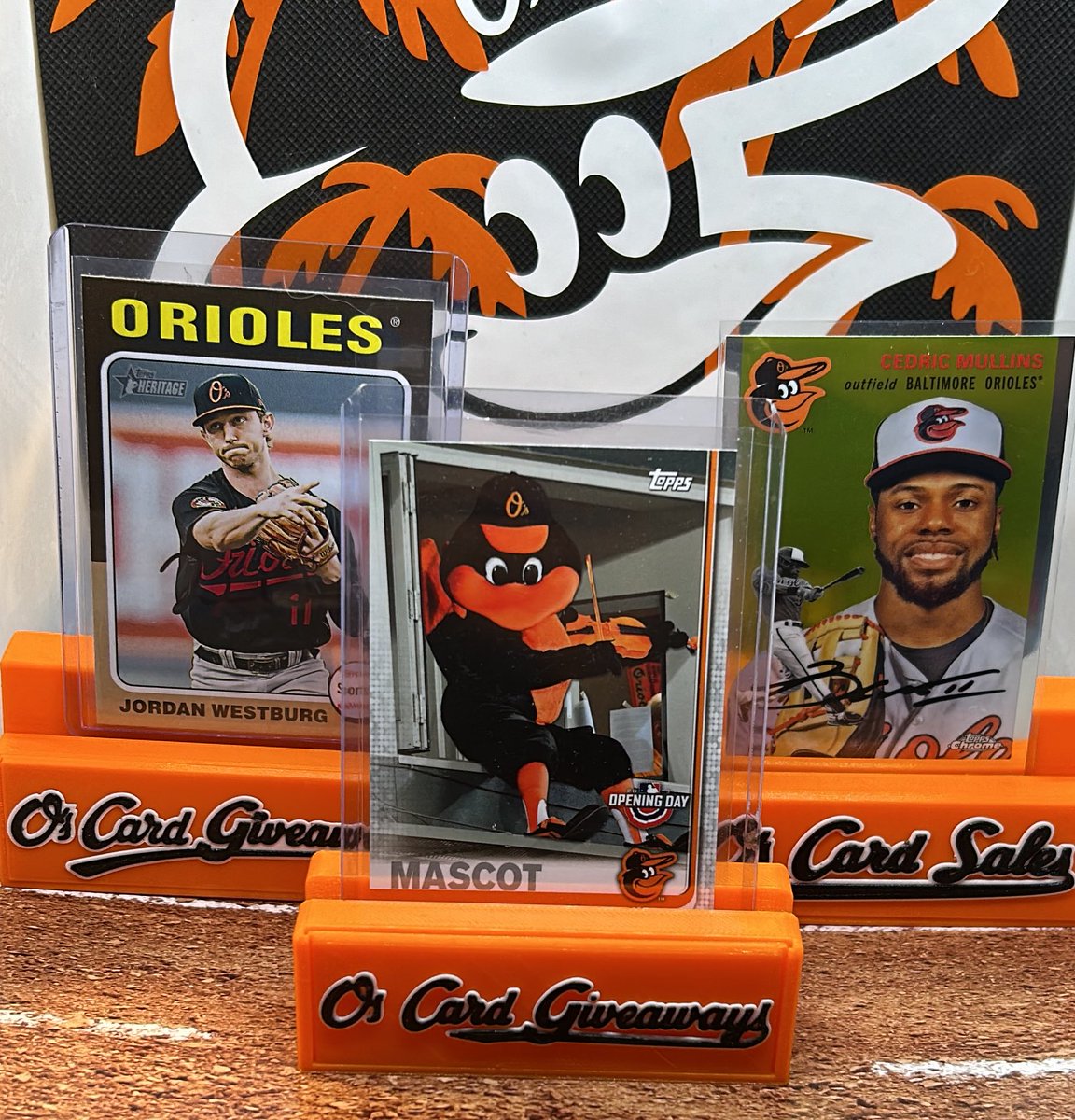 OsCardGiveAways's tweet photo. ORIOLES WIN!!! Yankee Spanky!!!

Like retweet and follow!! I’ll select 3 winners during the game tomorrow around noonish. First get Westy, 2nd gets Mullins and 3rd gets the Bird! #Birdland https://t.co/ffGcrFJTlA