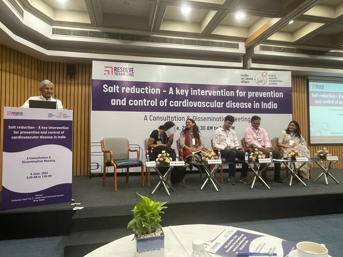 SubbaRao M Gavaravarapu (@gmsubbarao) on Twitter photo Recently, in a workshop on reducing salt intake. It's inspiring to collaborate with passionate folks already making strides in this critical area. In India, avrg salt intake exceeds reco limit of 5g/day per person. #HealthierIndia #SaltReduction
<a href="/ResolveTSL/">Resolve to Save Lives</a> <a href="/thePHFI/">Public Health Foundation of India (PHFI)</a> <a href="/WHOSEARO/">World Health Organization South-East Asia</a> Recently, in a workshop on reducing salt intake. It's inspiring to collaborate with passionate folks already making strides in this critical area. In India, avrg salt intake exceeds reco limit of 5g/day per person. #HealthierIndia #SaltReduction
<a href="/ResolveTSL/">Resolve to Save Lives</a> <a href="/thePHFI/">Public Health Foundation of India (PHFI)</a> <a href="/WHOSEARO/">World Health Organization South-East Asia</a>