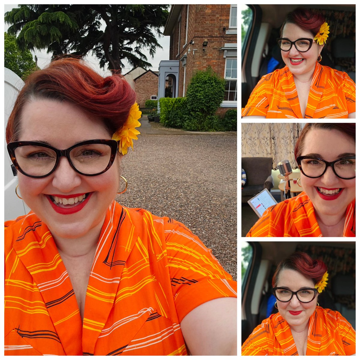 <a href="/TheBetsyHarmony/">Betsy Harmony</a> Sunny days require sunny dresses
#orange #yellow #summerdress #50sdress #sunshinedress #betsyharmony #vintagesinger