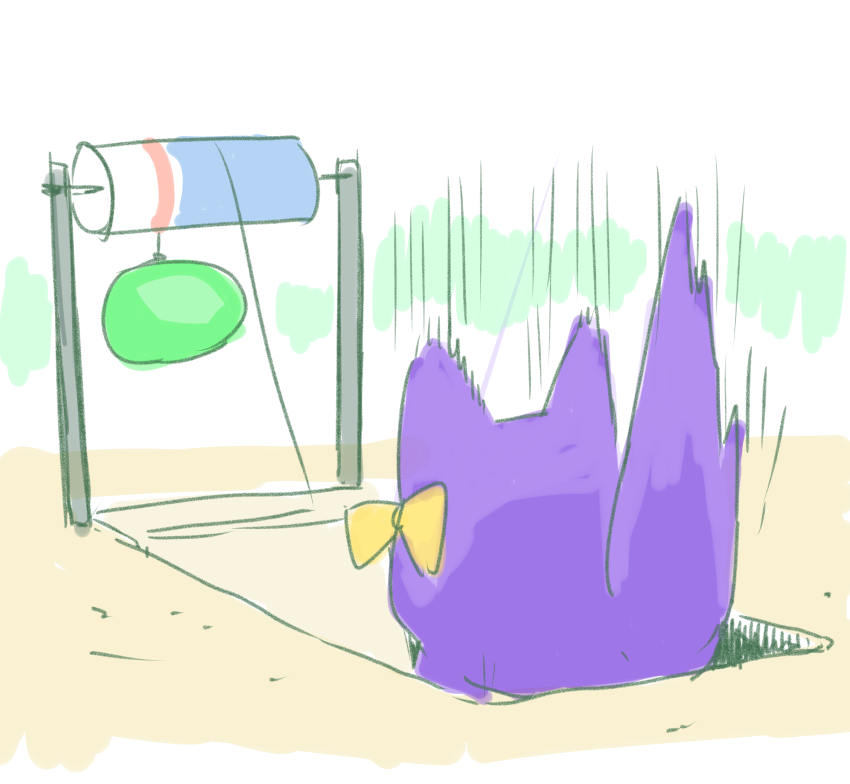 「鳩の罠にひっかかるルルラニアン#ルールル美術館#ルルラニアン 」|じゃばのイラスト