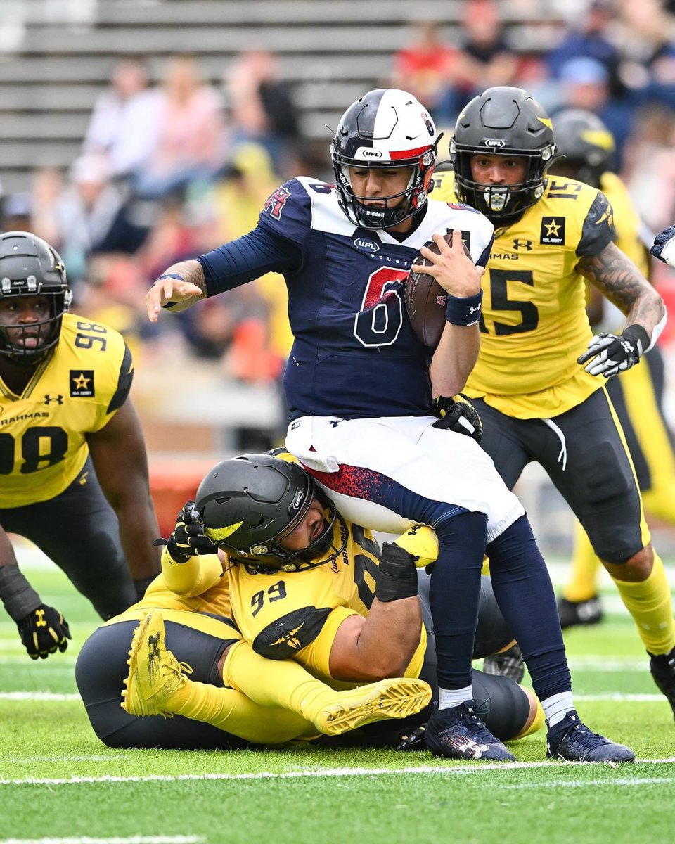 Year 2✅

I just wanna say thank you to the man upstairs for allowing me to live in these moments I prayed for. <a href="/XFLBrahmas/">San Antonio Brahmas</a> it has been a privilege to represent you and be surrounded by some of the best fans. 

“If it’s important enough to you, you’ll get it done.” 
- <a href="/sonofbum/">Wade Phillips</a>