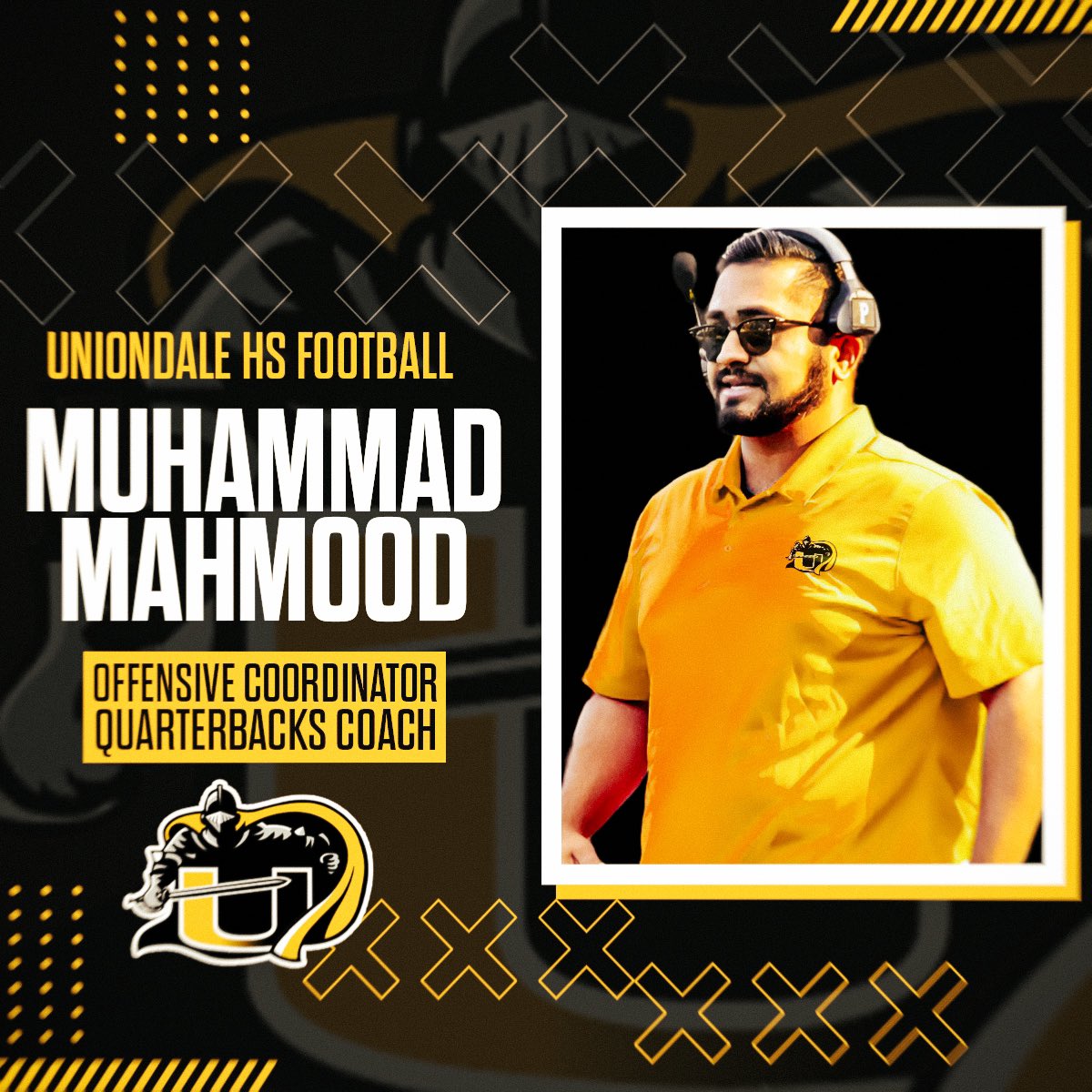 Extremely grateful to be the OC/QBs Coach at Uniondale HS.

Thanks to Mr. Peter Cardone &amp; Coach Philip Coppola for allowing me the opportunity. The mission stays the same. Excited to get to work with this team and the coaches!

Have Faith, Love Others, Love Ball. 
Go Knights!