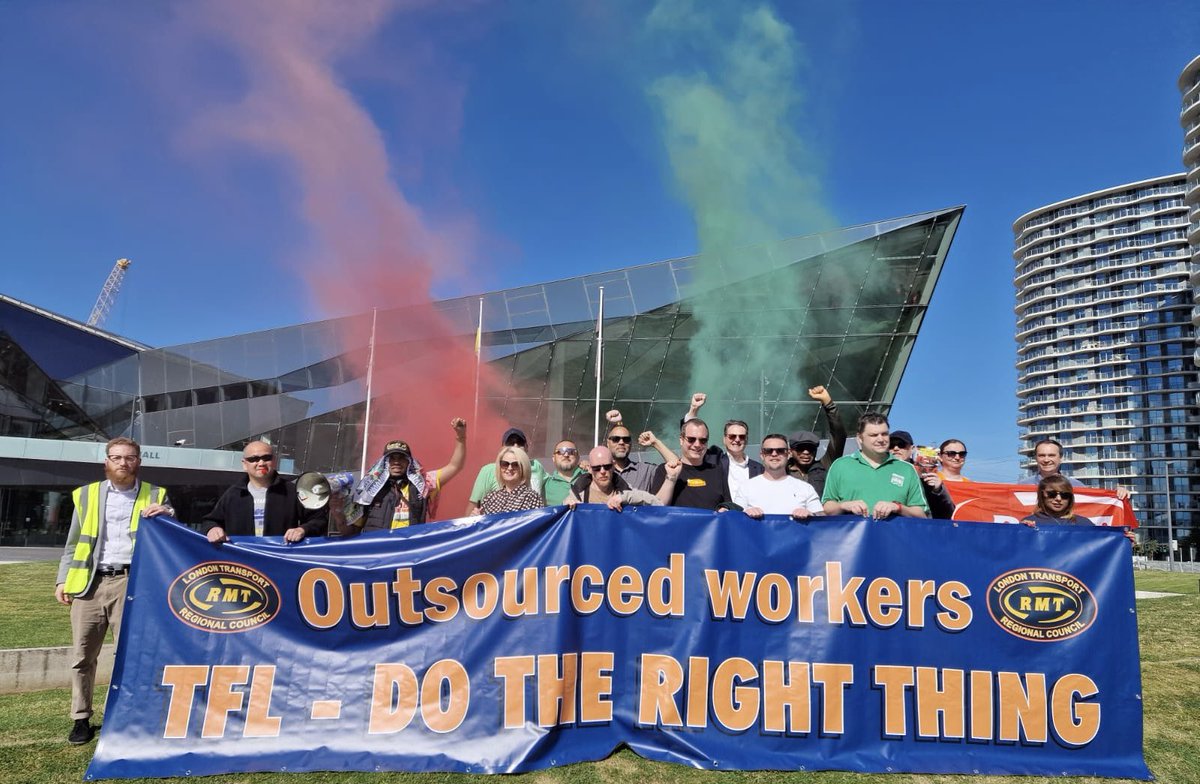 Bring outsourced workers back in-house. Every worker should be able to negotiate their wages with the person who decides to pay it: megaphone.org.uk/petitions/just…