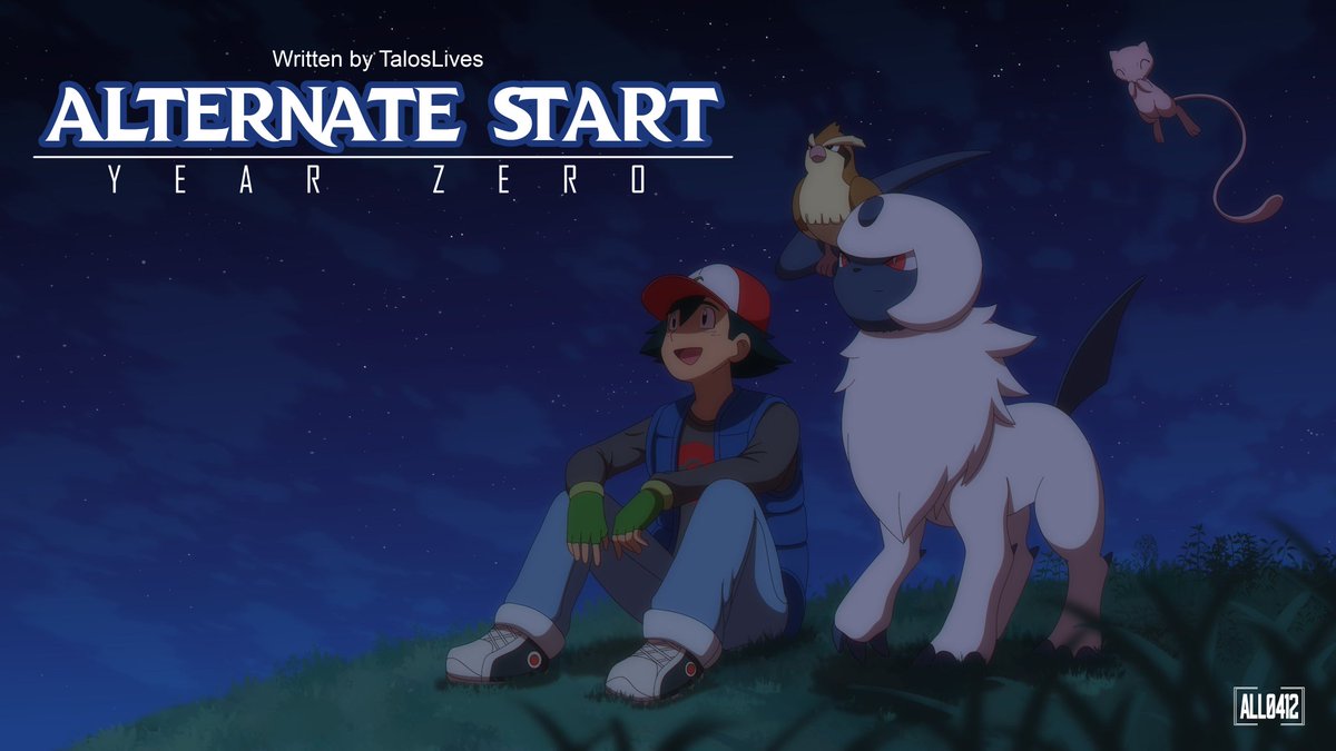 Well, I finally did it. I have posted my #Pokemon fanfic "The Alternate Start: Year Zero" I hope people enjoy it: archiveofourown.org/works/56794135…

Thanks again to <a href="/All0412/">All0412 ✪</a> for the cover art