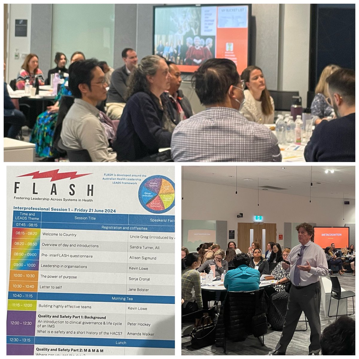 Sandra Turner (@sandraturner49) on Twitter photo Prof Kevin Lowe <a href="/syd_health/">Sydney Health</a> making us think about our own theories of leadership at #FLASH2024 today. 100 health professionals from <a href="/WestSydHealth/">Western Sydney Health</a> learning together today.
<a href="/syd_health/">Sydney Health</a> <a href="/SonCronje/">Sonja Cronjé 🖤💛❤️</a> <a href="/DrAntG/">Anthony Glover</a> <a href="/janebolster/">Jane Bolster</a> <a href="/lucindaburke/">Lucinda Burke</a> <a href="/HockeyPeter/">Peter Hockey</a> #leadership #InterFLASH Prof Kevin Lowe <a href="/syd_health/">Sydney Health</a> making us think about our own theories of leadership at #FLASH2024 today. 100 health professionals from <a href="/WestSydHealth/">Western Sydney Health</a> learning together today.
<a href="/syd_health/">Sydney Health</a> <a href="/SonCronje/">Sonja Cronjé 🖤💛❤️</a> <a href="/DrAntG/">Anthony Glover</a> <a href="/janebolster/">Jane Bolster</a> <a href="/lucindaburke/">Lucinda Burke</a> <a href="/HockeyPeter/">Peter Hockey</a> #leadership #InterFLASH