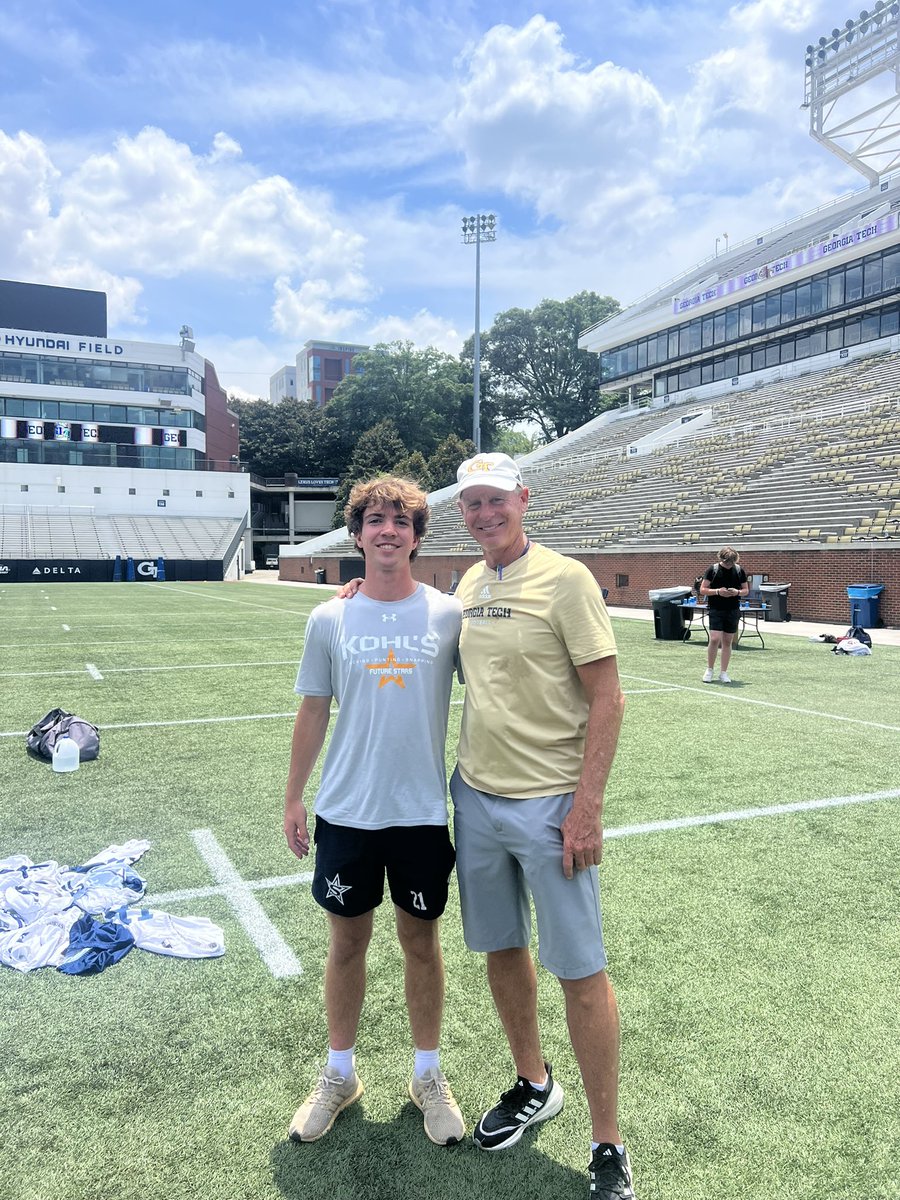 Stebin Horne (@stebin_horne) on Twitter photo Had a great time at the Georgia Tech specialist camp on Monday. Thanks to <a href="/RickyBrumfield/">Coach B</a> and <a href="/CoachTimSalem/">Tim Salem</a> for a great camp!
<a href="/coachripshwtime/">coachripshowtime</a> <a href="/GeorgiaTechFB/">Georgia Tech Football</a> Had a great time at the Georgia Tech specialist camp on Monday. Thanks to <a href="/RickyBrumfield/">Coach B</a> and <a href="/CoachTimSalem/">Tim Salem</a> for a great camp!
<a href="/coachripshwtime/">coachripshowtime</a> <a href="/GeorgiaTechFB/">Georgia Tech Football</a>