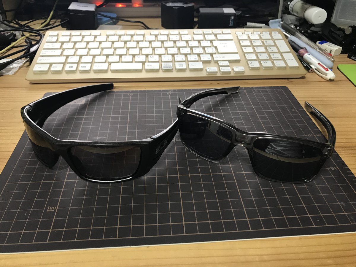 OceanJapan's tweet image. 結論から言うと使い方が悪かったらしい…
偏光グラスってお手入れが大切ですね^_^;
#Polarized
#偏光レンズ
#OAKLEY