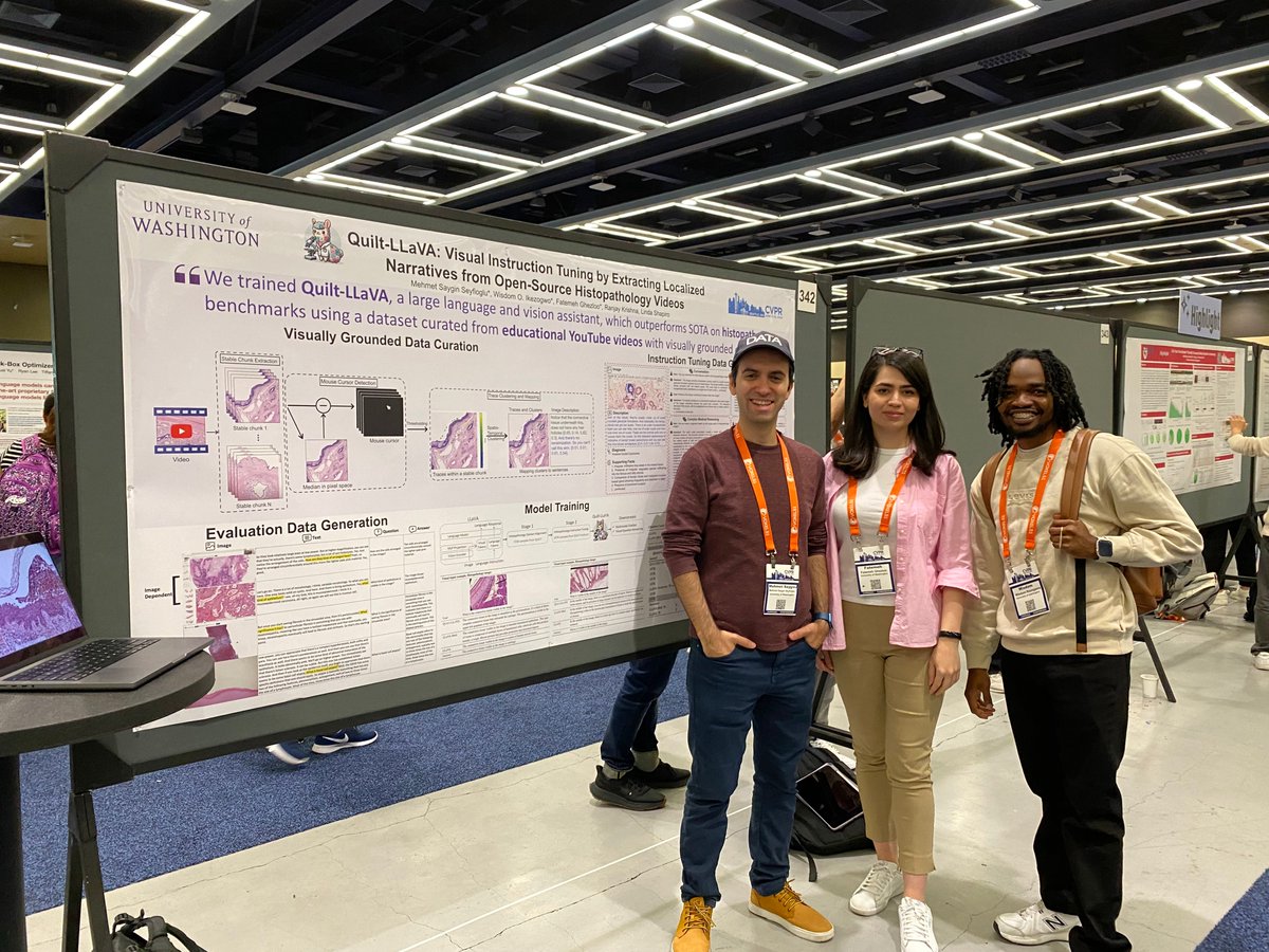 Just presented Quilt-LLaVA <a href="/CVPR/">#CVPR2026</a> with <a href="/wizdom_dominic/">ɪᴋᴇᴢᴏɢᴡᴏ ᴡɪsᴅᴏᴍ ᴏ.</a> and <a href="/fghezloo/">Fatemeh Ghezloo</a>! Huge thanks to everyone who stopped by to chat with us!