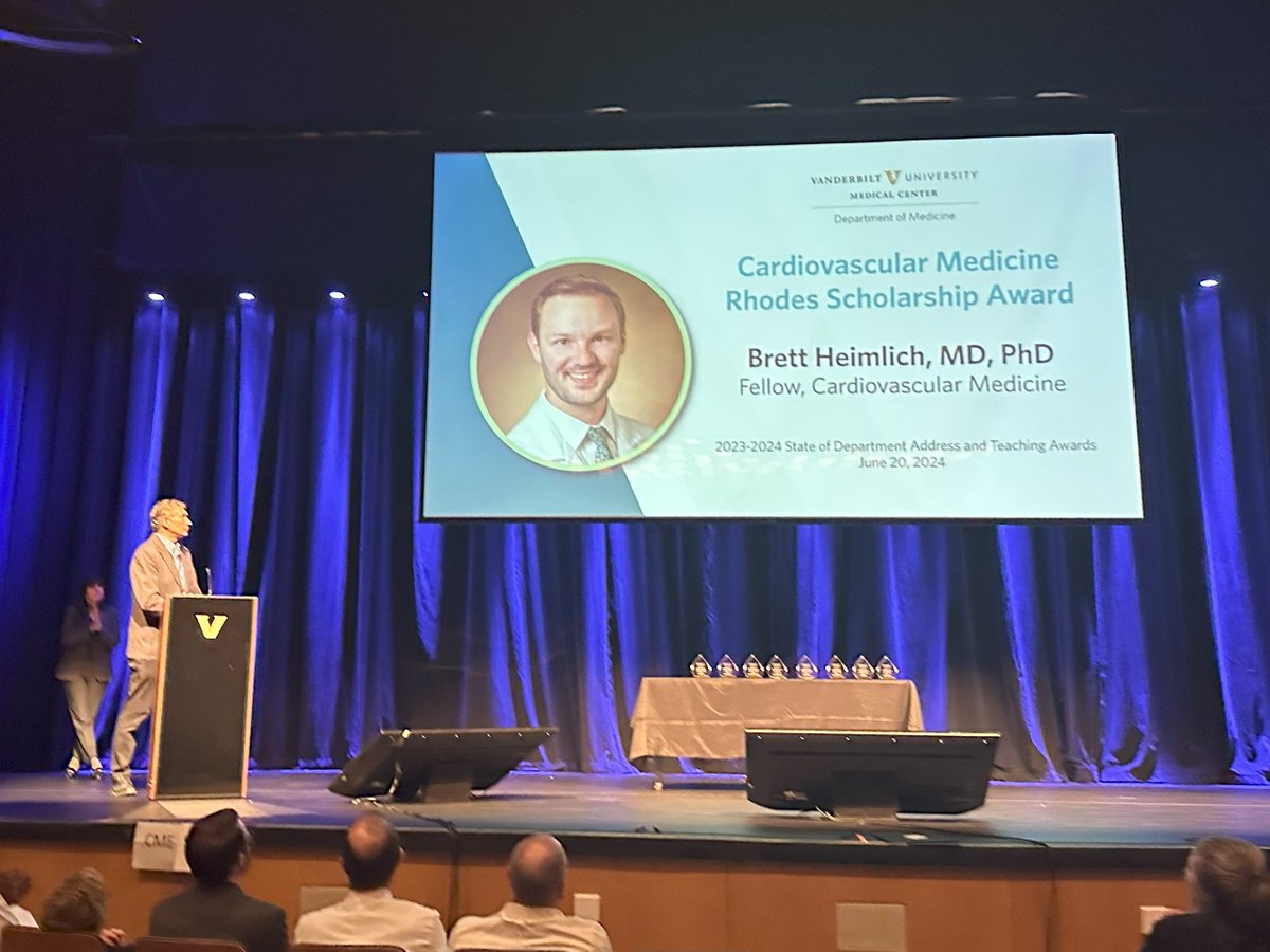 Alex Bick (@alexbickmdphd) on Twitter photo Congratulations to <a href="/brettheimlich/">Brett Heimlich</a> who received the @VUMC_heart Rhodes Scholarship Award for his research this morning! Very proud of all he has accomplished in the lab the past three years @VUMC_Medicine <a href="/VUMC_MedPSTP/">Vanderbilt PSTP/Harrison Society</a> @VUMCgenetics Congratulations to <a href="/brettheimlich/">Brett Heimlich</a> who received the @VUMC_heart Rhodes Scholarship Award for his research this morning! Very proud of all he has accomplished in the lab the past three years @VUMC_Medicine <a href="/VUMC_MedPSTP/">Vanderbilt PSTP/Harrison Society</a> @VUMCgenetics