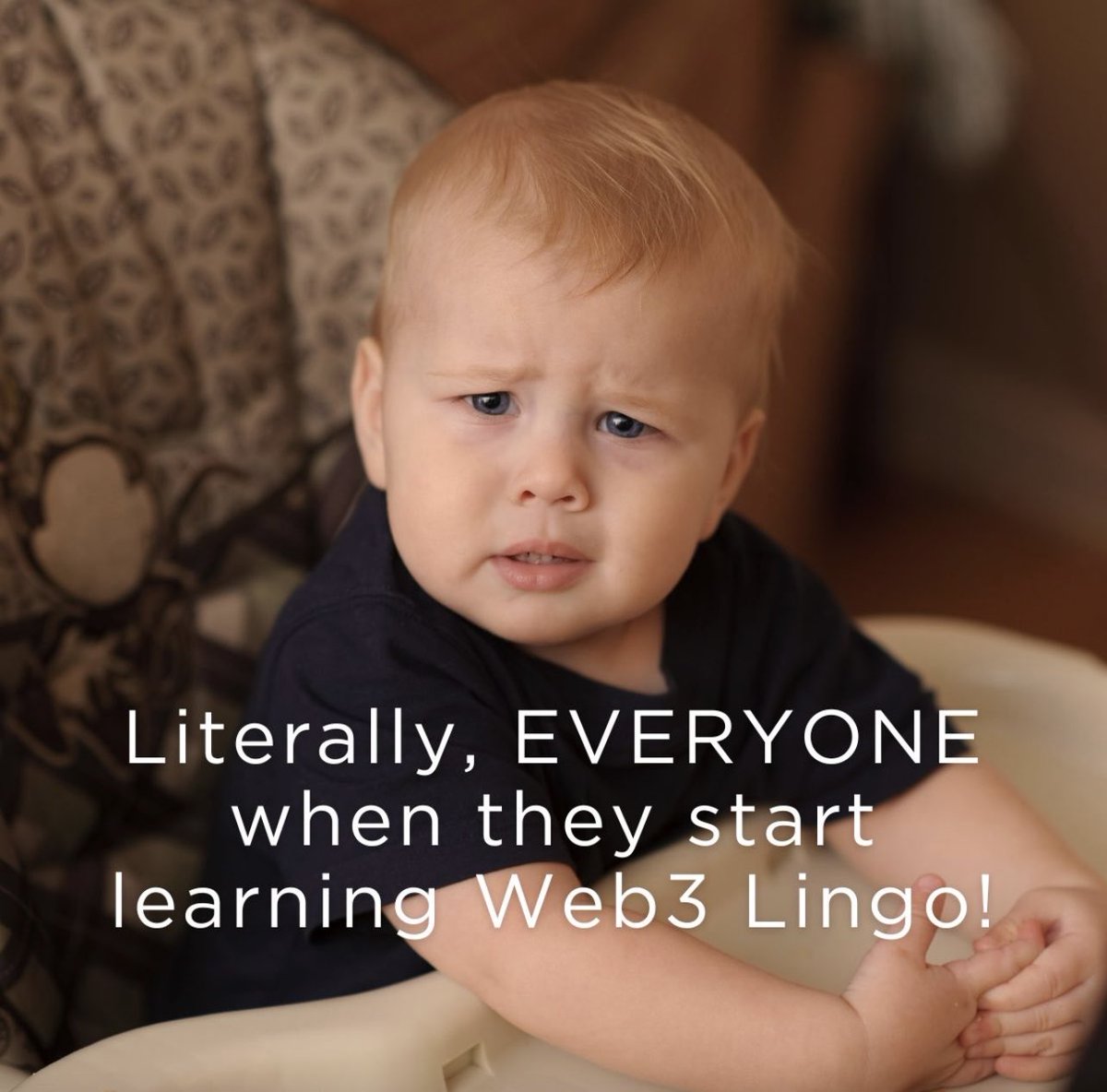 Talk about an ecosystem in need of copywriters! Learning #Web3 is like learning a foreign language taught by an alien with a PhD in engineering.