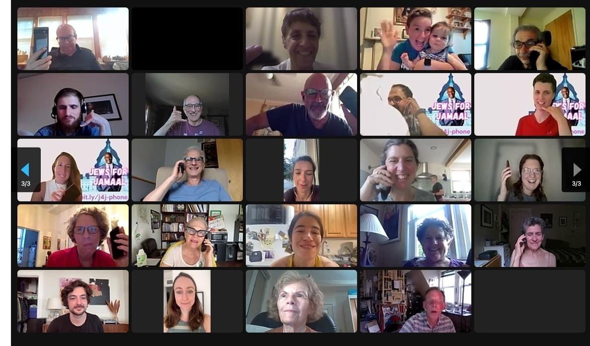 TheJewishVote's tweet photo. *taps mic* AHEM: #JewsForJamaal made over 40,000 calls to #NY16 voters tonight!! Thank you to each and every volunteer who joined the phonebank, including @bradlander! Let’s bring this home for @JamaalBowmanNY 💕 https://t.co/Rz1ST0nr4k