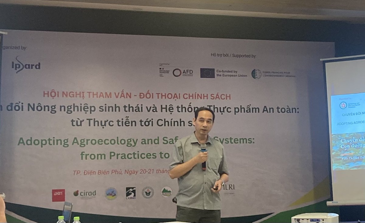 #Vietnam Atelier de présentation des approches #agroécologiques novatrices menées dans les provinces de #DienBien et #SonLa par <a href="/ASSETProjectSEA/">ASSET Project</a> : de la pratique aux politiques publiques pour la transition vers des systèmes agricoles et alimentaires durables  #TeamEurope <a href="/Cirad/">Cirad</a>