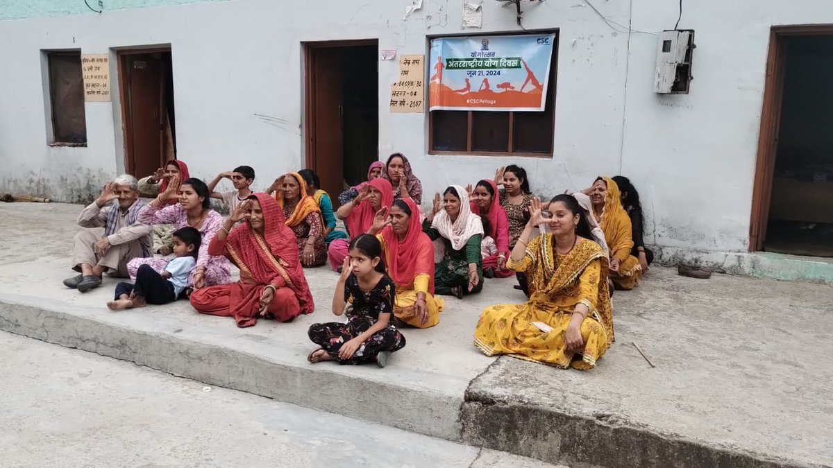 CSC Himachal (@cschimachal) on Twitter photo International Yoga day center at distt kangra himachal pradesh by vle neeraj chaddha
#CSCPeYoga, #CSCYogaWithFamily, #YogaForSelfAndSociety, #IDY2024, <a href="/moayush/">Ministry of Ayush</a>, <a href="/CSCegov_/">CSCeGov</a>, <a href="/CSCSPV_Health/">CSC Health</a>.<a href="/ashok_chauhanHP/">Ashok Chauhan</a> <a href="/DhawaniM/">Dhawani Madan</a> <a href="/Lucky_csc/">Lucky Puri</a> International Yoga day center at distt kangra himachal pradesh by vle neeraj chaddha
#CSCPeYoga, #CSCYogaWithFamily, #YogaForSelfAndSociety, #IDY2024, <a href="/moayush/">Ministry of Ayush</a>, <a href="/CSCegov_/">CSCeGov</a>, <a href="/CSCSPV_Health/">CSC Health</a>.<a href="/ashok_chauhanHP/">Ashok Chauhan</a> <a href="/DhawaniM/">Dhawani Madan</a> <a href="/Lucky_csc/">Lucky Puri</a>