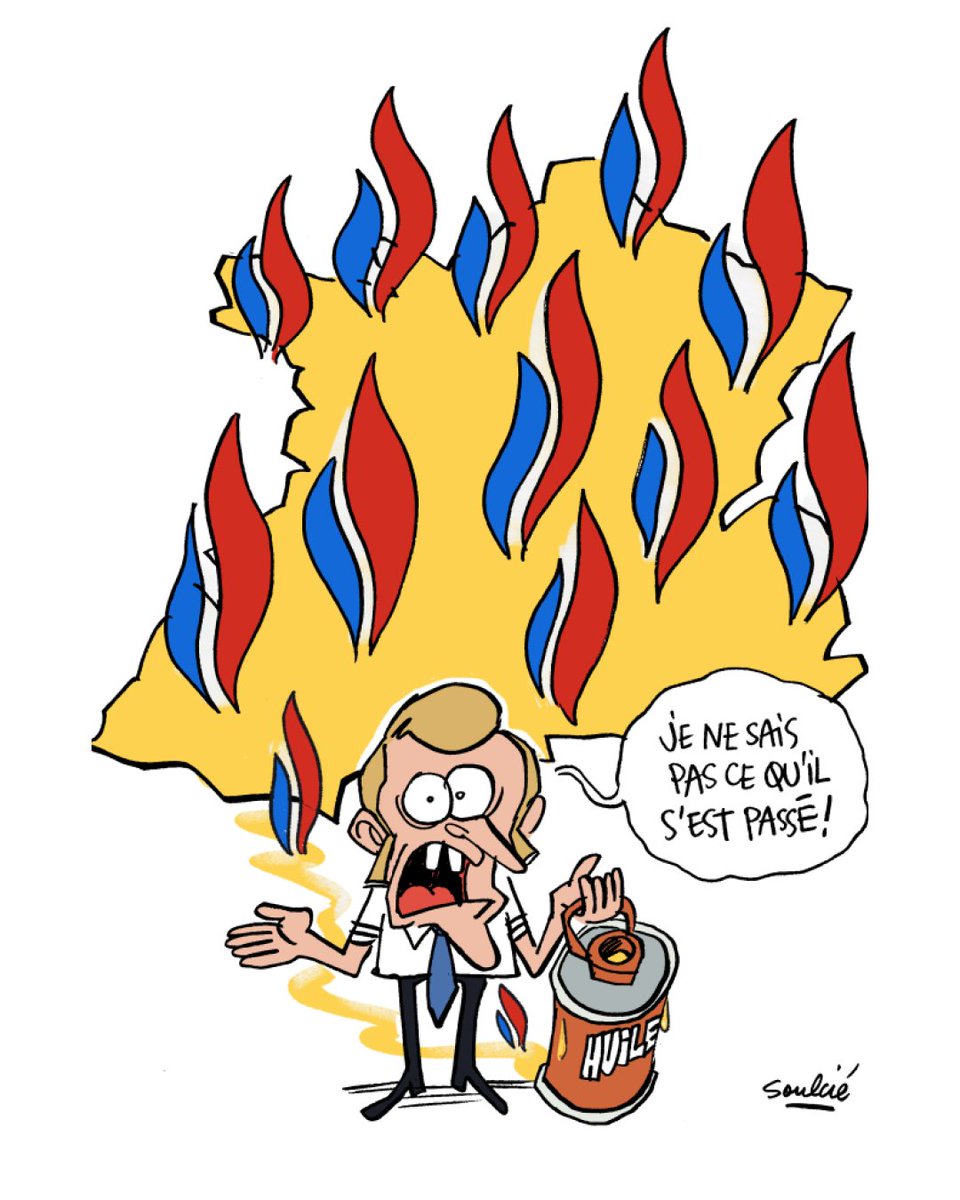 Telerama's tweet image. Le dessin du jour, par Soulcié.