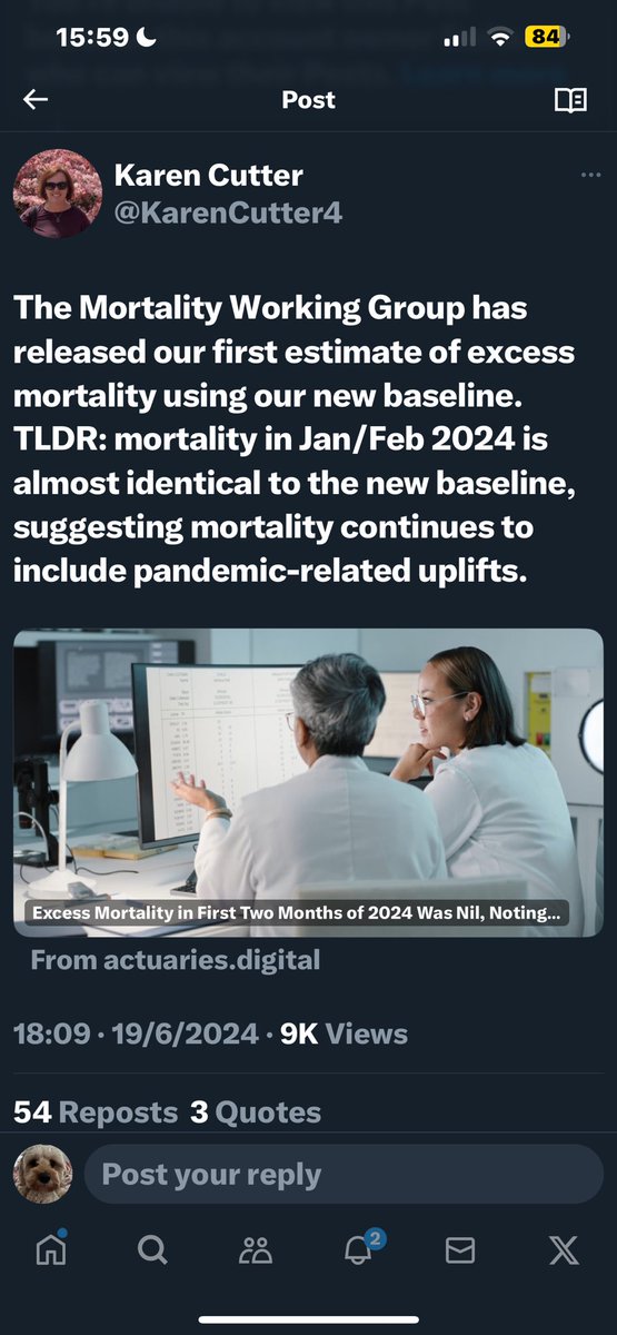 DrWoofAus's tweet image. Australia: Karen Cutter is hard at work hiding excess deaths of Australians by cooking the data. #CutterGate @Jikkyleaks 
👉actuaries.digital/2024/06/19/exc…