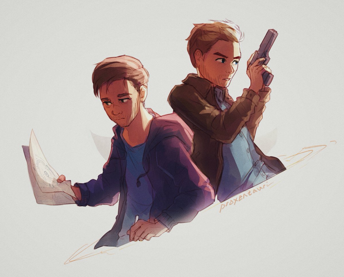 i need to stop getting addicted to remedy games during important periods of time in my academic career

it's the joyce brothers from #quantumbreak !!