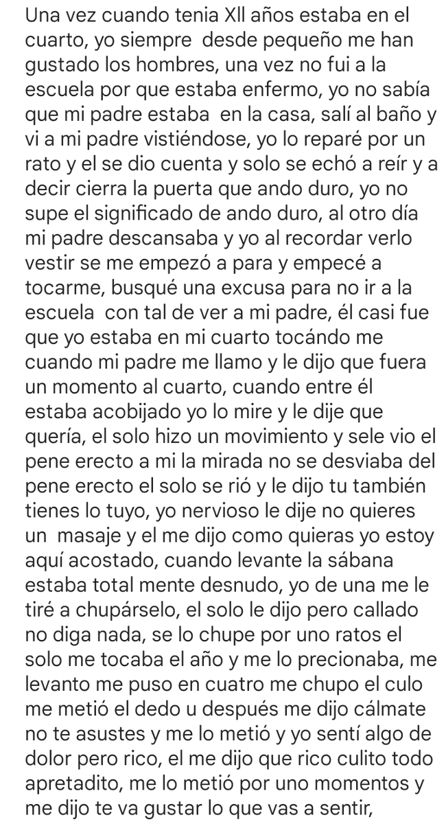 relatoscal's tweet image. DM 📩 abierto para que me manden sus relatos, para publicarlos y que los lectores morbosos lo disfruten, anímate, no lo guardes para ti solo 😉
Like y RT para más.

Papá y yo
#morbo #paja #hot #padreehijo