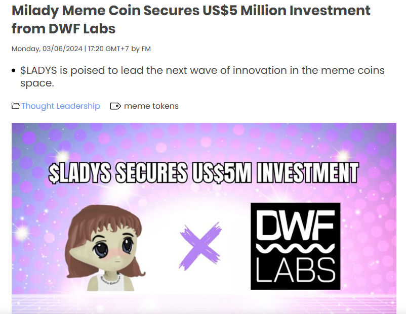 GabRey99's tweet photo. Mau cuan dari memecoin ? 🤑
Yok kita belajar bareng.

Ok jadi seperti yang pernah saya bilang, di setiap cycle . memecoin pasti mengalami pump. Jadi portofolio kalian harus punya sedikit exposure ke memecoin. 

Gimana cara memilih memecoin? Read this👇

1. Pertama kalau kalian memilih memecoin,  selalu liat hypenya di sosmed global, apakah rame atau tidak. Karena memecoin , It's all about hype.

Sebagai contoh liat data twitter.
Sepanjang Mei- juni 2024, Shiba punya 200.000 mention di twitter , 

disusul oleh pepe yang memilik 100.000 mention

Karena memecoin it's all about hype, maka harus rame di sosmed. kalau ga ada hypenya jangan dibeli.

2. Yang bener2 menakjubkan dari memecoin adalah di tahun ini , marketcap memecoin sudah tembus 61,99 milyar usd atau naik 300% dari tahun 2023 yang cuma sebesar 22 milyar usd.

Hal ini juga ditandain dengan kenaikkan meme yang lebih cepat di tahun ini daripada cycle2 berikutnya.

3. Ketika memilih memecoin, kalian harus lihat inflownya🤑, apakah yang beli memecoin ini banyak atau nggak.

Kalian bisa melihat contohnya di graph pepe ini, bahwa sejak maret 2024 , inflow uang masuk ke pepe sangat besar, hal ini juga dibarengin dengan kenaikkan harga pepe yang tahun ini sudah naik ~1000% ++

4.Yang ke-4 kalian bisa follow the smart money ,
Bahkan sekarang para Venture Capital juga masuk dan berinvestasi di memecoin, sebagai contoh koin $LADYS yang menerima investasi 5juta usd dari DWF lab.

Dan koin ini juga merupakan salah satu memecoin yang paling populer di TRIV, bahkan sudah menduduki top 10 most favourite coin di TRIV selama hampir 1 bulan

Jadi itu tadi tips cara memilih dan analisa memecoin apa yang layak untuk dibeli.

Kalau Kalian udah punya memecoin belum? Yok comment dibawah

Disclaimer ON, #NFA #dyor