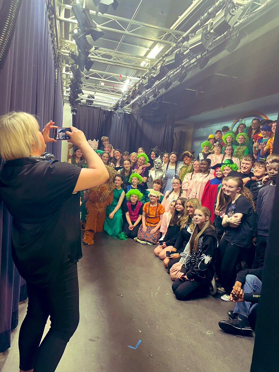 The real Wizard of Oz behind the scenes? Mrs Mitchell. Her talent, patience, vision, kindness and encouragement of our young people is unwavering. We are the luckiest school in the world to have her leading out productions which is why our shows are always so special. <a href="/SCHDrama/">St Columba's HS Drama Dept</a>🎭