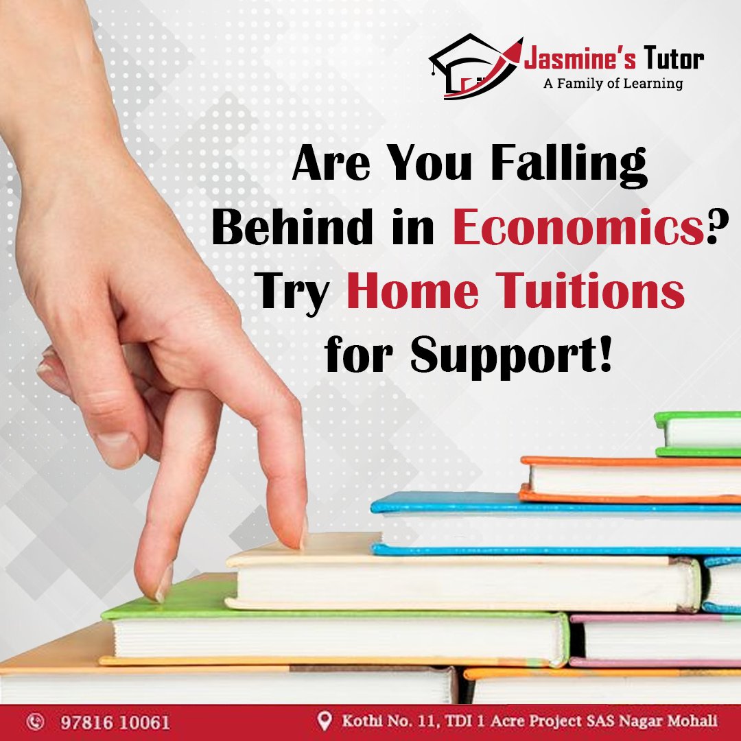Jasminetuitions's tweet image. Struggling to keep up in economics? Don&apos;t worry, we&apos;ve got you covered! Try home tuitions for personalized support and boost your understanding and grades. Let&apos;s achieve academic success together! #EconomicsHelp #HomeTuitions #StudySupport #AcademicSuccess #PersonalizedLearning
