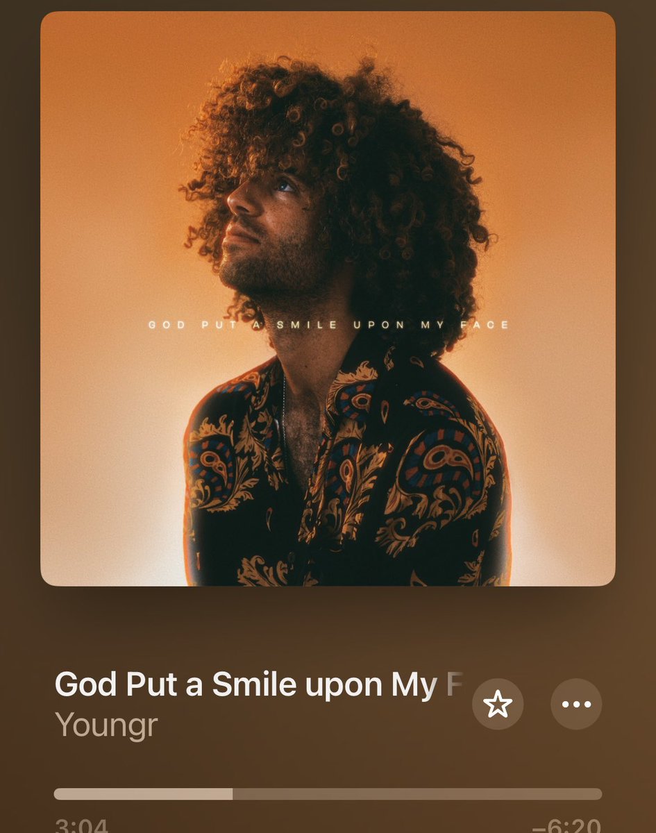 Now playing 🎶 … “God put a smile UPON MY FACE” 🎶 on repeat .. 🙏🏾