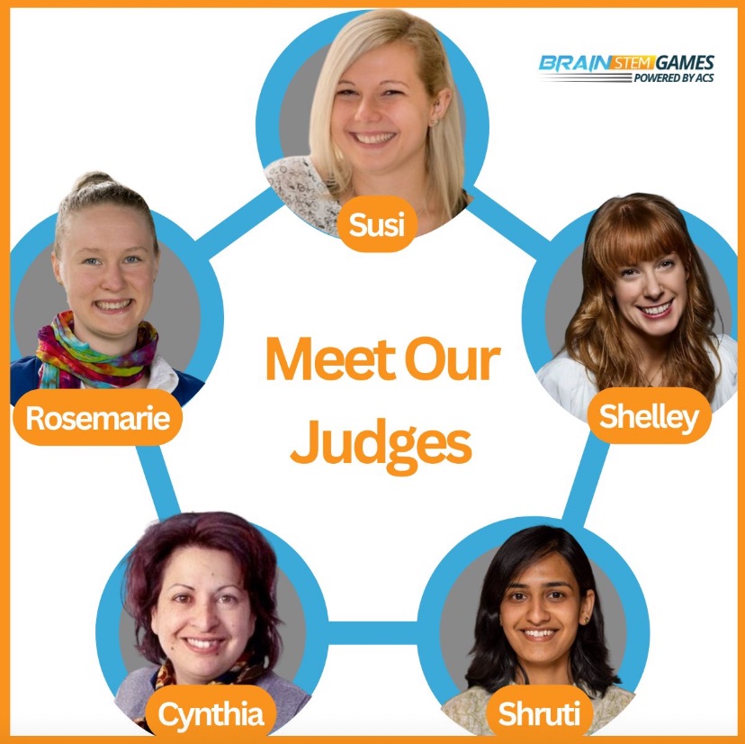 #livetweeting We are now meeting the judges for today’s final. #BrainSTEMGames