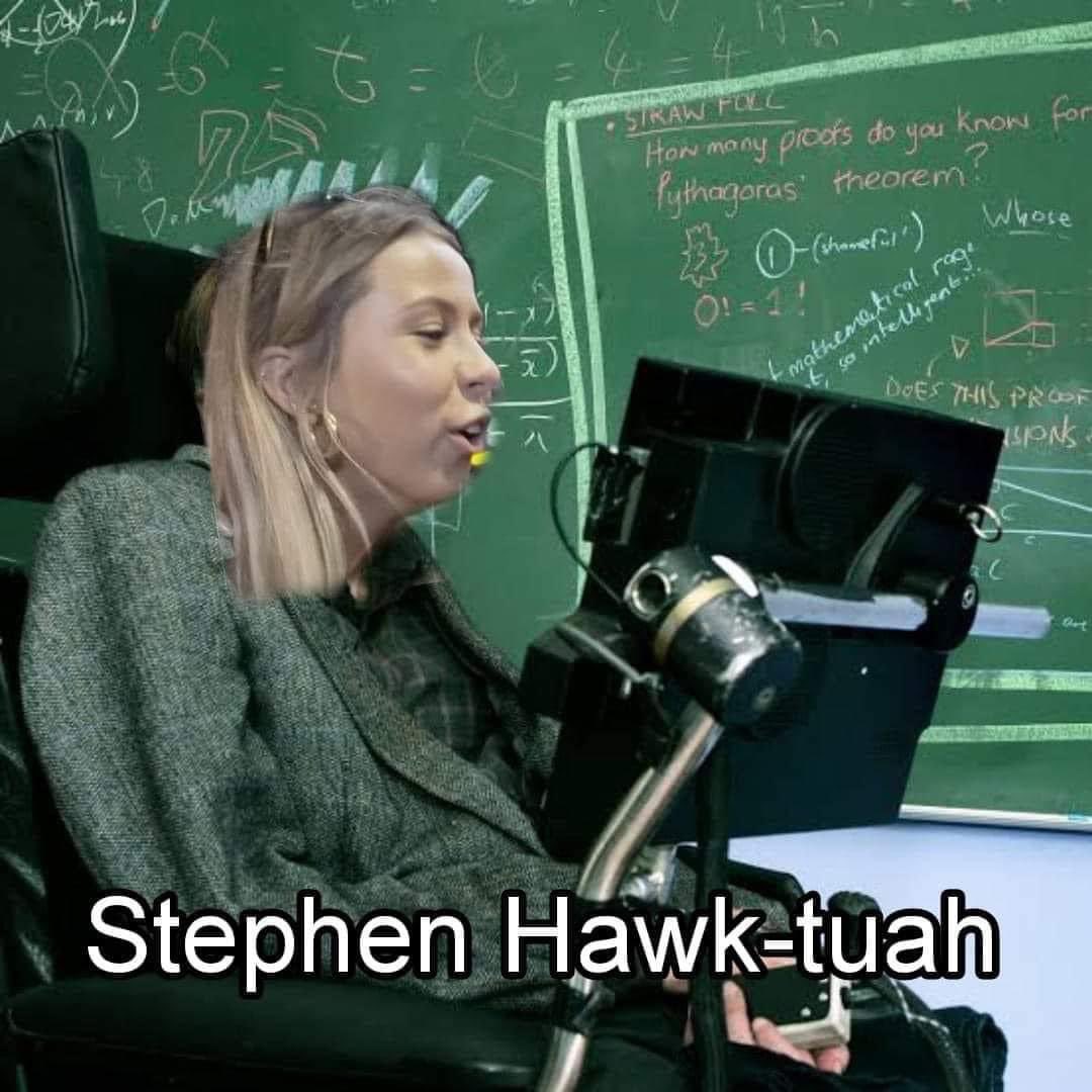 APsMullet's tweet image. Stephen Hawk-Tuah.