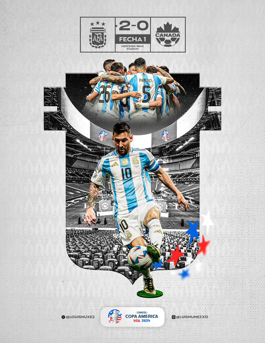 Esta <a href="/copaamerica/">CONMEBOL Copa América™️</a> estaré haciendo estos artes de cada partido, 🇦🇷 Argentina 2-0 Canadá 🇨🇦 #art #copaamerica #edit #messi <a href="/afa/">AFA</a> <a href="/CanadaSoccerEN/">Canada Soccer</a>