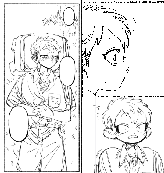 没下書きズです 