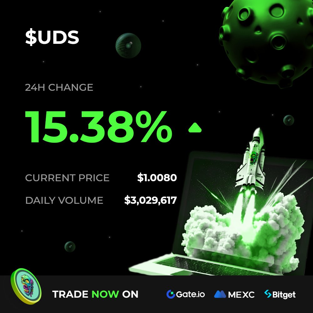 PlayUndeads's tweet image. 🚀 $UDS price finally stabilized above $1

🏁Stay tuned for new updates and announcements!

#Undeads #Web3 #Crypto #NFT #Airdrop #GameFi #Blockchain #Bitcoin #Ethereum #Solana #BNB #SOL #PEPE #MEMECOIN #UDS