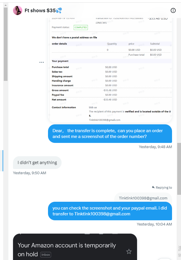 Soulofcoluber's tweet photo. @Squirtt_Queen poor scammer bitch https://t.co/lcxc3wxQPO