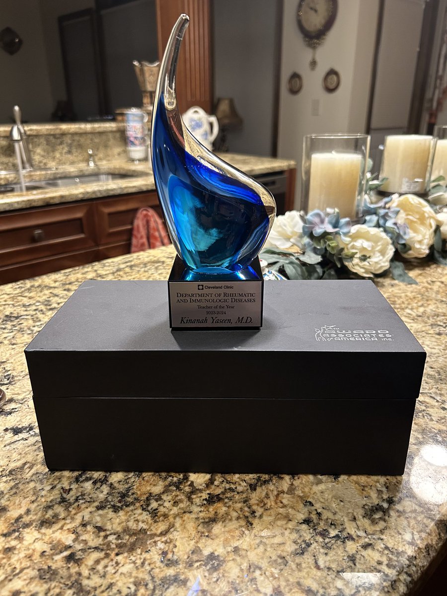 Kinanah Yaseen (@kinanah9) on Twitter photo I’m so honored to receive teacher of the year award
Grateful for our fellows, mentors and colleagues for support and encouragement <a href="/adil_fethi/">Adil F Vural, MD</a> <a href="/KomalEj/">Komal Ejaz</a>
<a href="/tay_lorkoenig/">Taylor Koenig</a> <a href="/draditipatel/">Aditi Patel</a> <a href="/AdamJBrownMD/">Adam J Brown</a> I’m so honored to receive teacher of the year award
Grateful for our fellows, mentors and colleagues for support and encouragement <a href="/adil_fethi/">Adil F Vural, MD</a> <a href="/KomalEj/">Komal Ejaz</a>
<a href="/tay_lorkoenig/">Taylor Koenig</a> <a href="/draditipatel/">Aditi Patel</a> <a href="/AdamJBrownMD/">Adam J Brown</a>