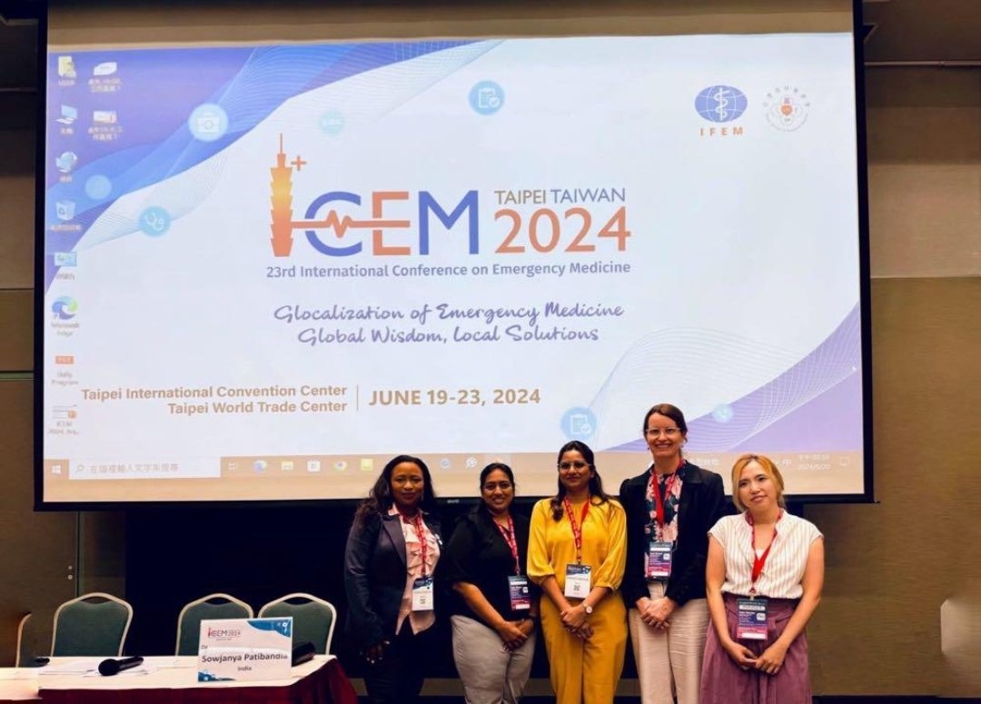 Honoured to talk about Gender Equity in Emergency Medicine at @ICEM2024 and then listen to Prof Judith <a href="/tintinalli/">Tintinalli's EM</a>  on the same topic! #GEE <a href="/acemonline/">ACEM</a>