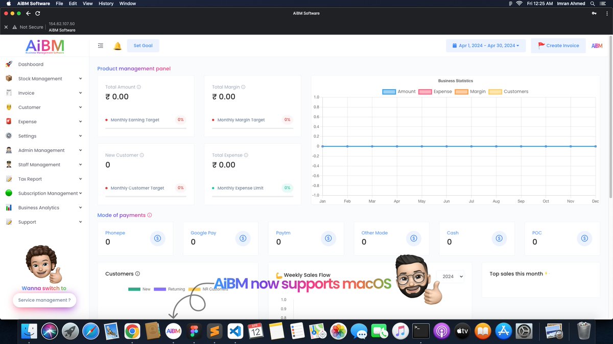 aibm_software's tweet image. 🚨 AiBM now supports MacOS
⚡get your subscription at aibm.software #aibmsoftware #aibm