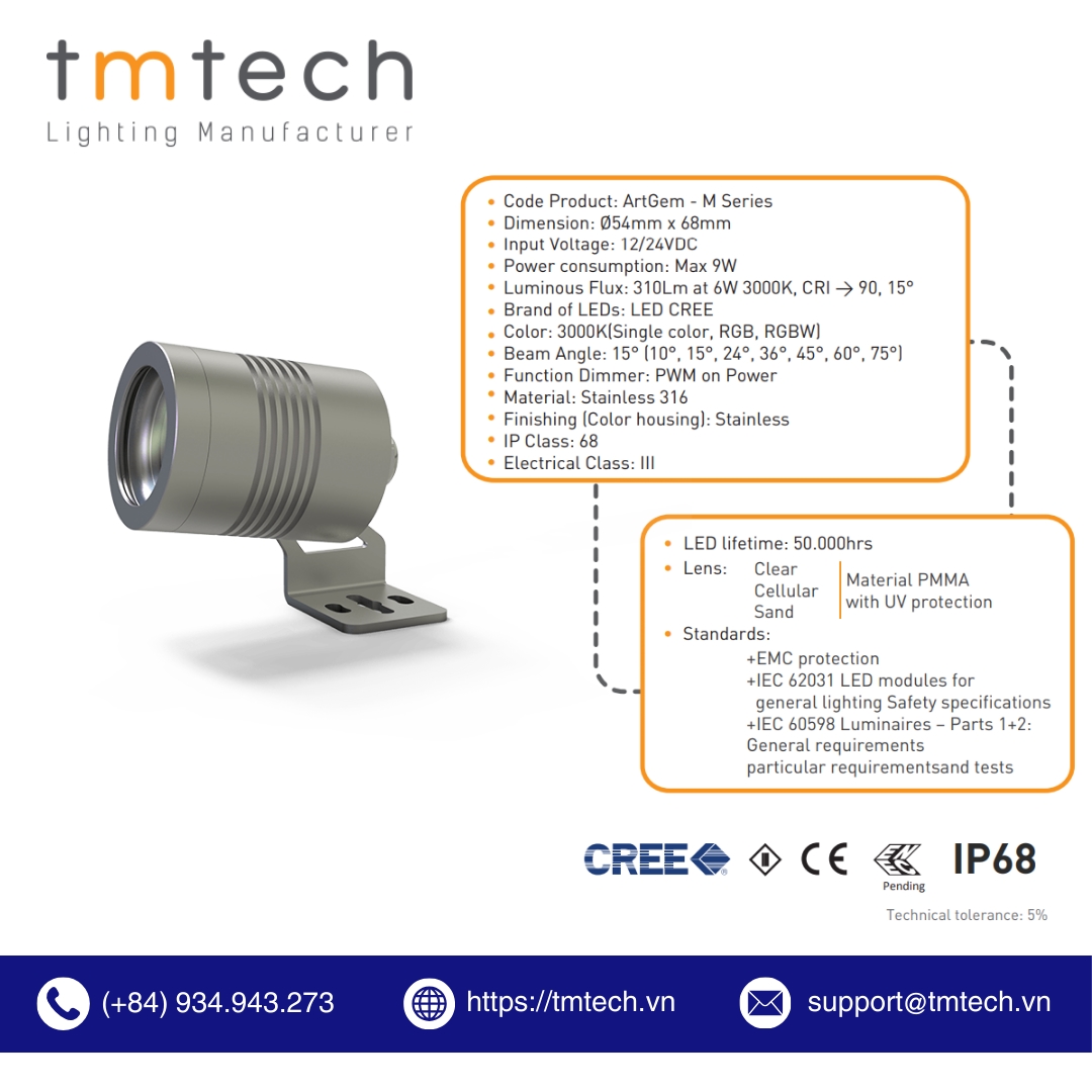 MireyaTmtech's tweet photo. The ArtGem - M by TMTech in Vietnam: Combining SS316L material and CNC machining for a durable, stylish underwater light perfect for aquatic illumination.
Discover more: https://t.co/DEeKUfpEtq
#tmtech #tmtechvietnam #tmtechlighting #tmtechmanufacturer #tmtechlamp https://t.co/kc0VNbjrGb