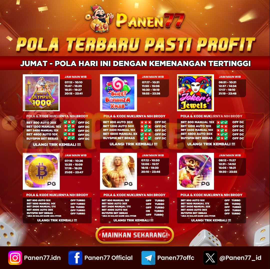 pdate p0l4 g4mennya Boss‼️   Terbaru dan pasti menang pake p0l4 ini. GASS KLIK LINK DIBIO📷 

#panen77 #gamen #panen77gamen #Viralvideo #Solaria #40M #Tangsel #Lepas #Marshel #Argentina #Khodam #HiddenLove #Pagii