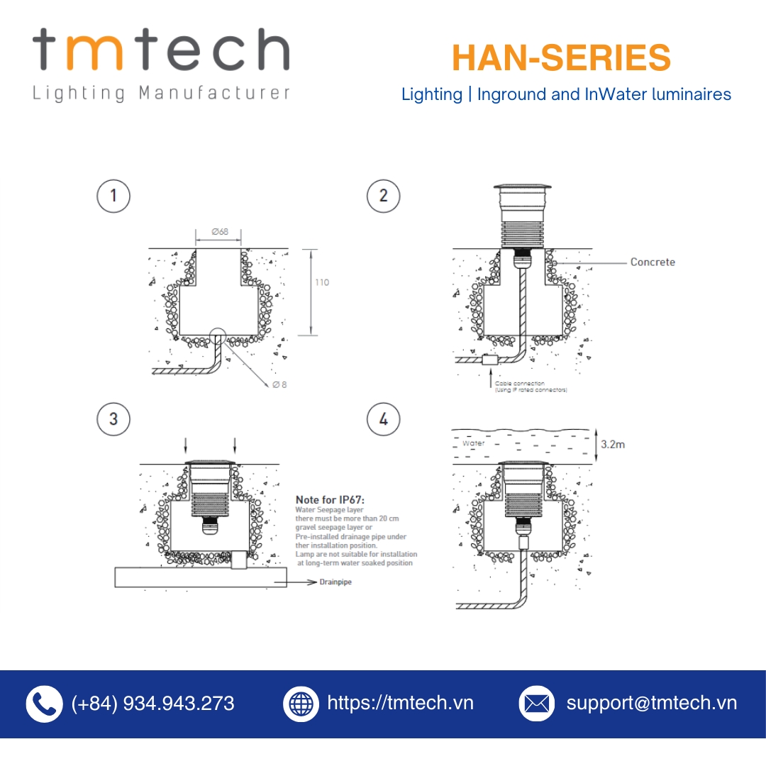 TMTech's Han - Series, crafted in Vietnam, uses SS316L and CNC precision for a robust, stylish in-ground light that enhances any outdoor space.
Discover here: tmtech.vn/products/ingro…
#tmtech #tmtechvietnam #tmtechlighting #tmtechmanufacturer #tmtechlamp