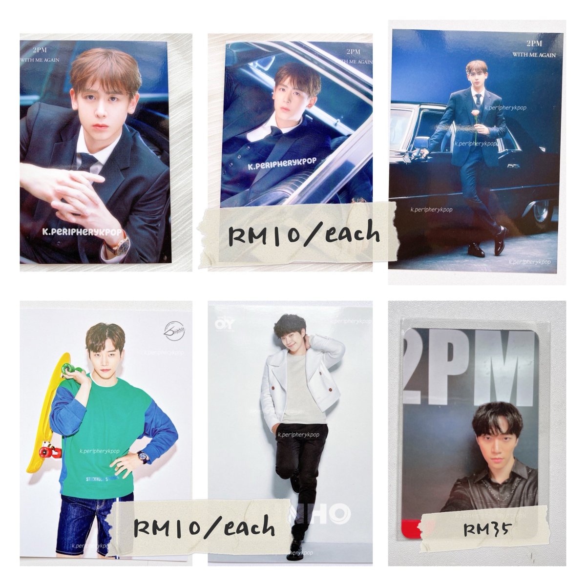 k_periphery's tweet image. WTS (Worldwide shipping ✅)

2PM Official MD
💰 price mention in pc, 
postage WM RM8 (photobook RM12)

#2pm #pasar2PM #pasar2ndgen @pasar2pm @pasar2ndgen