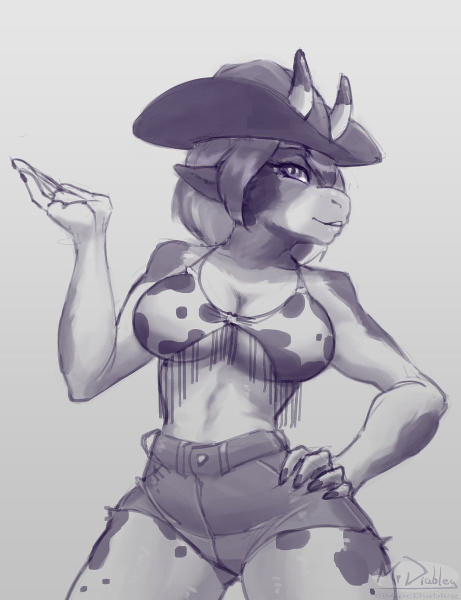 NeumannPenn's tweet photo. this amazing sketch was made by @apcdiable for me. And two more on the way. Go check them out! And if you want to see more of Daisy here. My Furaffinity linked in the bio is a good place to start https://t.co/2vfEFUXe4m
