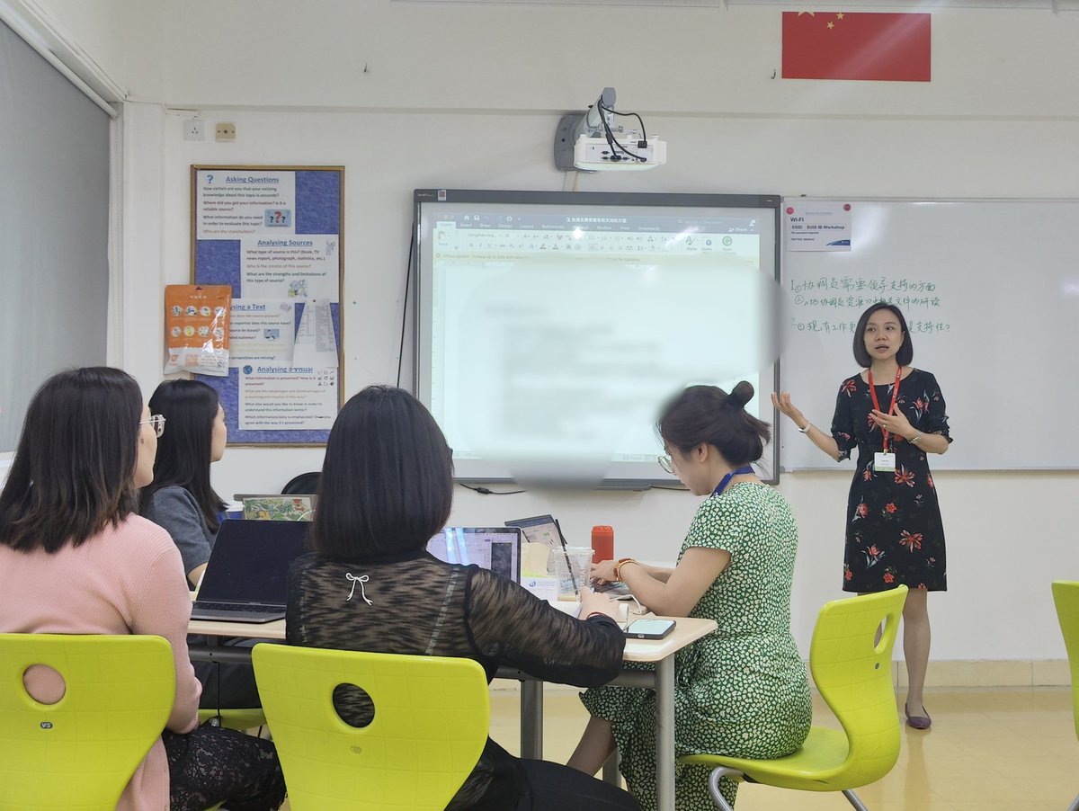 fang_wangNIST's tweet image. #IBAPAC Capturing the moments of the IB workshops at the SUIS-Gubei in Shanghai. The workshop leaders work alongside the participants. @iborganization