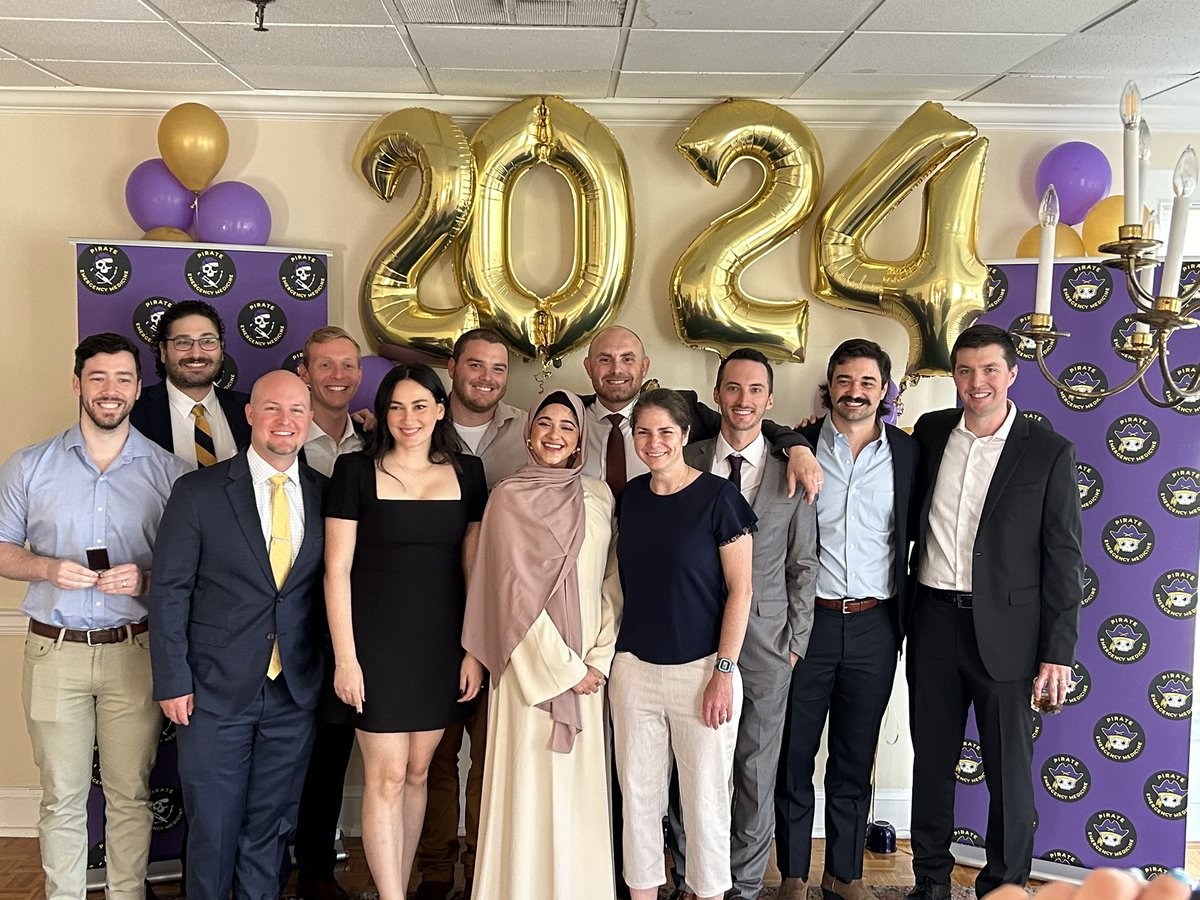 Congratulations to the <a href="/ECU_EM/">ECU EM</a> Class of 2024!!! #graduation
