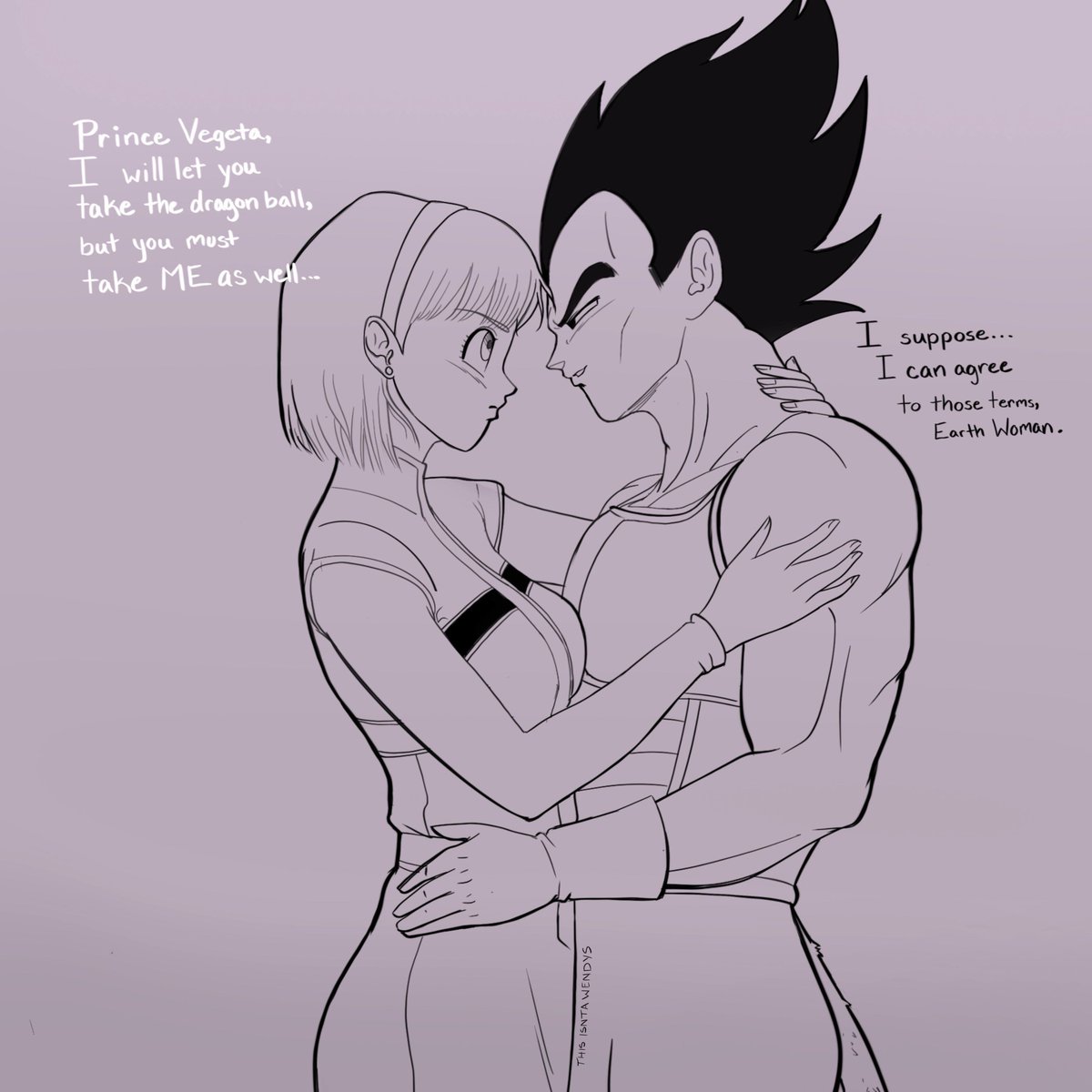 Vegeta has a dream of Namek and the Earth Woman he met there.
