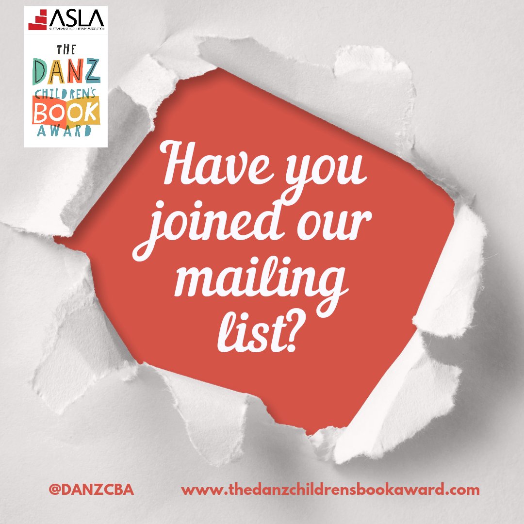 Have you joined our mailing list yet? 👀 

thedanzchildrensbookaward.com 

<a href="/aslanational/">ASLA</a> <a href="/Schoollibsnz/">SLANZA New Zealand</a>