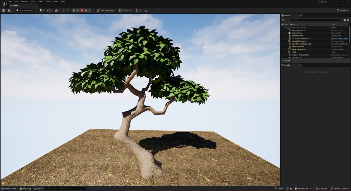 GsstudiosY's tweet image. I tried using two new software this month.

 I imported my tree model I made from Zbrush to Unreal Engine 5 and it surprisingly worked out really well. 

I also tried learning Substance Designer and I managed to make 2 textures I can use for my train station environment