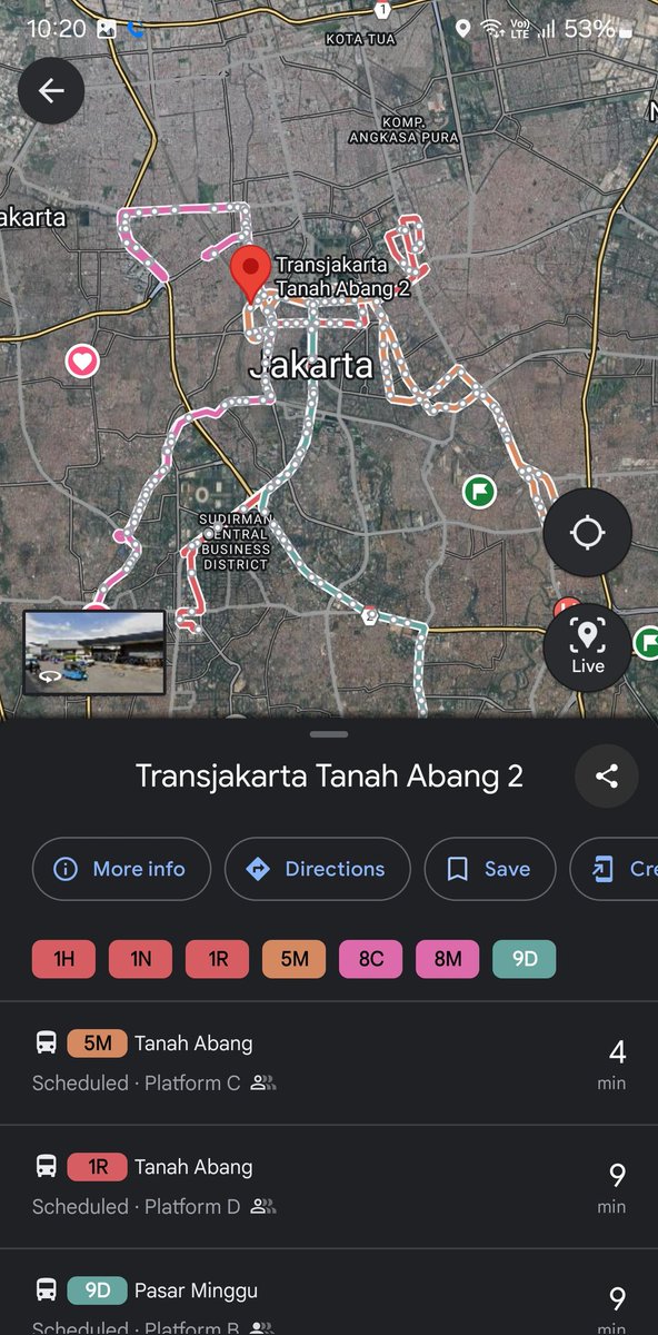 TommyCahyo2's tweet image. Terpantau hari ini live location bus transjakarta menghilang dari google maps.

#busway #livelocation #transjakarta #googlemapa